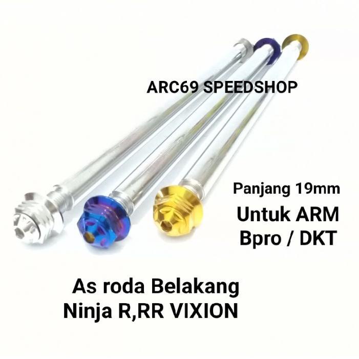 New As Roda Belakang Ninja 150 R-RR, Vixion, OLD NVL- NVA  As Stainless Probolt Thailand ➤ekcღ