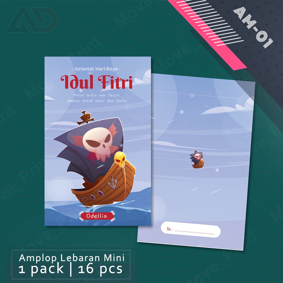 

03| Amplop Lebaran MINI | Bisa Custom Nama