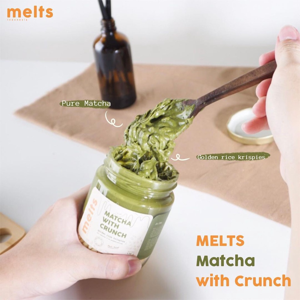 Melts Triple Crunch Variant (With Crunch, Hazelnut Crunch, Matcha Crunch)