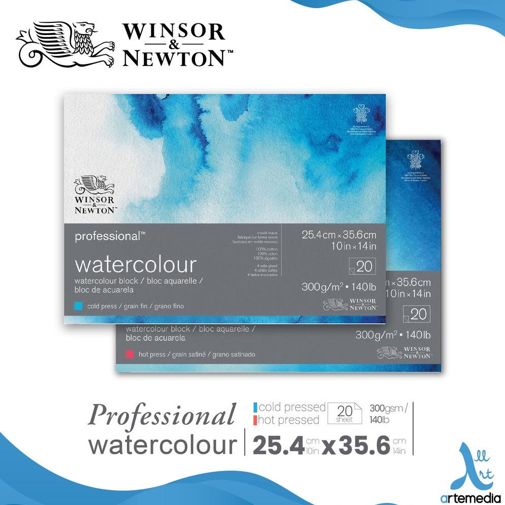 

Watercolor Pad Winsor & Newton Professional 26x36cm Watercolor Paper Block