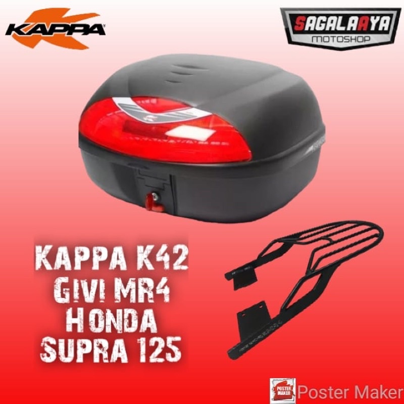 Box Kappa 42 K42 Bracket top box Givi original MR4 Honda Supra 125