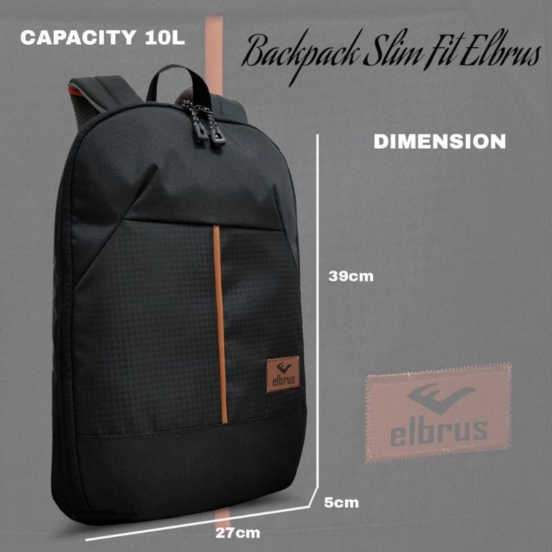 TAS RANSEL LAPTOP ELBRUS SLIM//TAS RANSEL PRIA WANITA FASHION,MURAH MERIAH BERKUALITAS