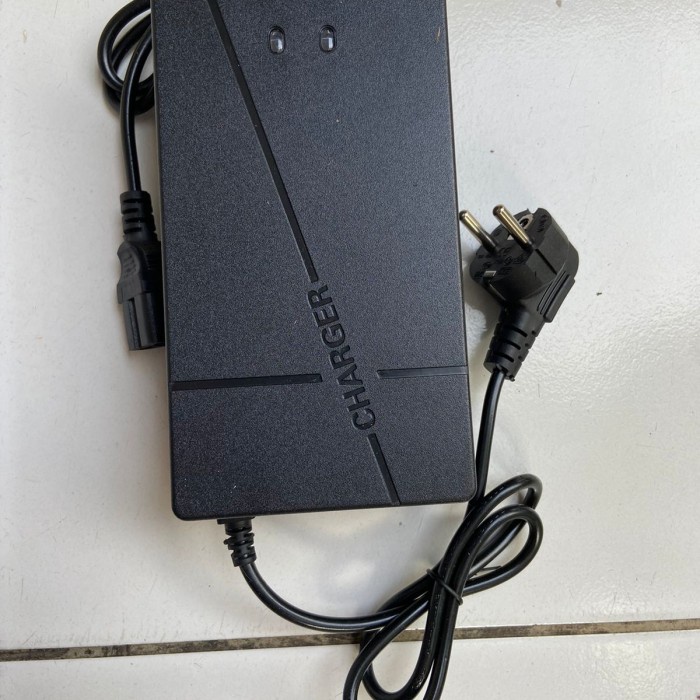 Charger Battery Aki Sepeda Listrik 48V 12Ah Selis Super Rider Tiger [COD]