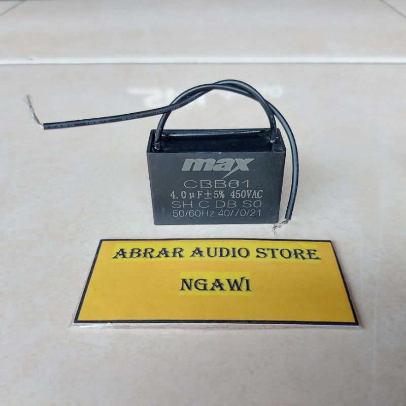 Kapasitor Kotak 4 uf / 400 V