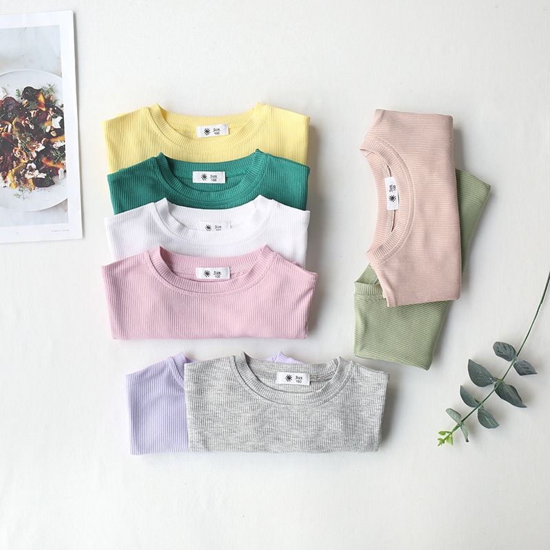 POLOS kaos anak premium knit melar korean style murah