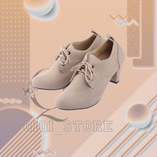 Sepatu Boots Wanita Hak Tinggi High Heels 7 cm