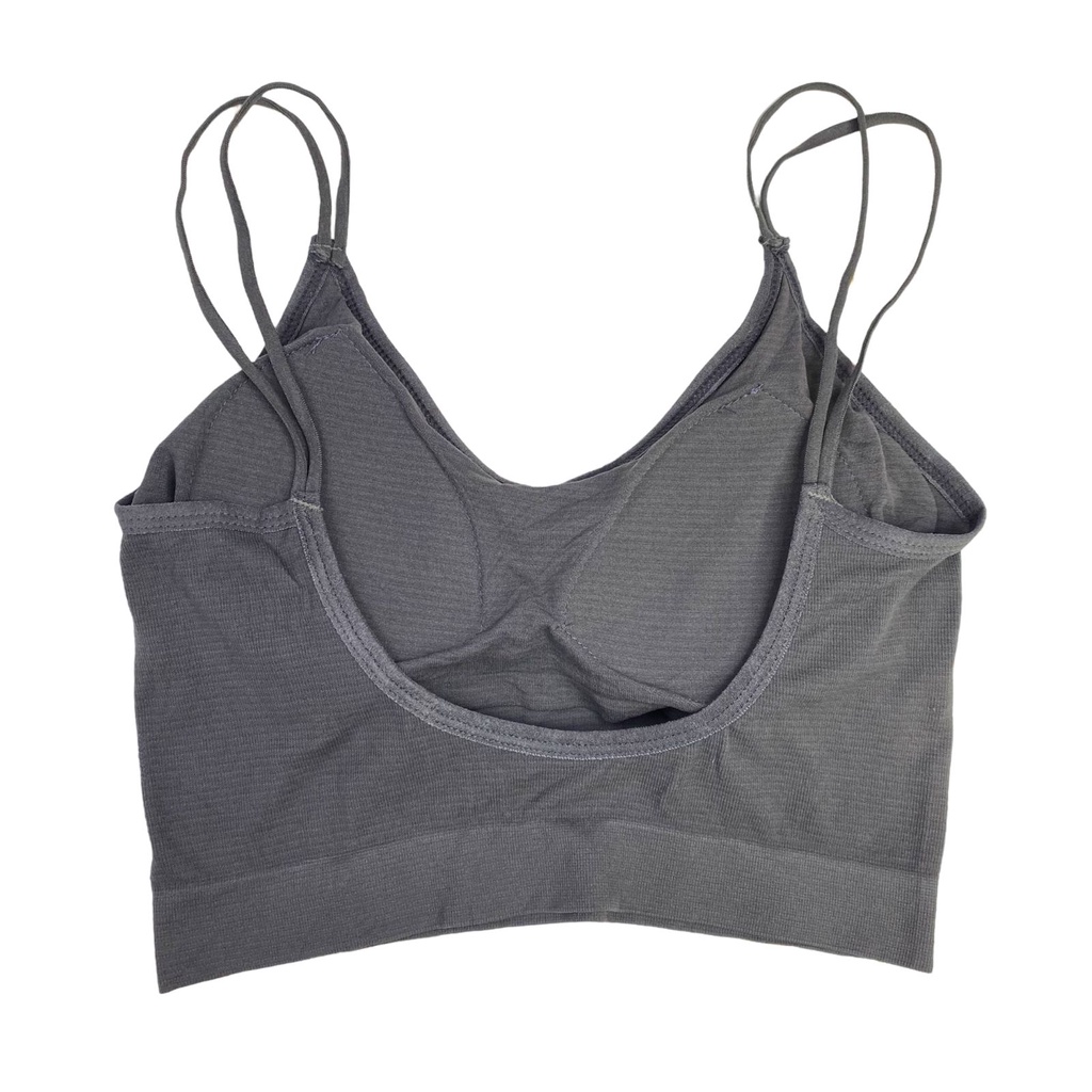 T&amp;Y Bra Sport Tanpa Kawat 6561 Bh Wanita Double Tali Pakaian Dalam Wanita Crop Top Ala Korea Murah Import