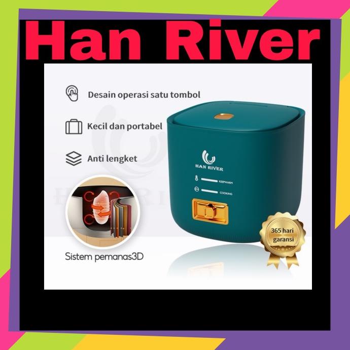 HAN RIVER Magic Com Mini 0.8liter Penanak Nasi 200 Watt