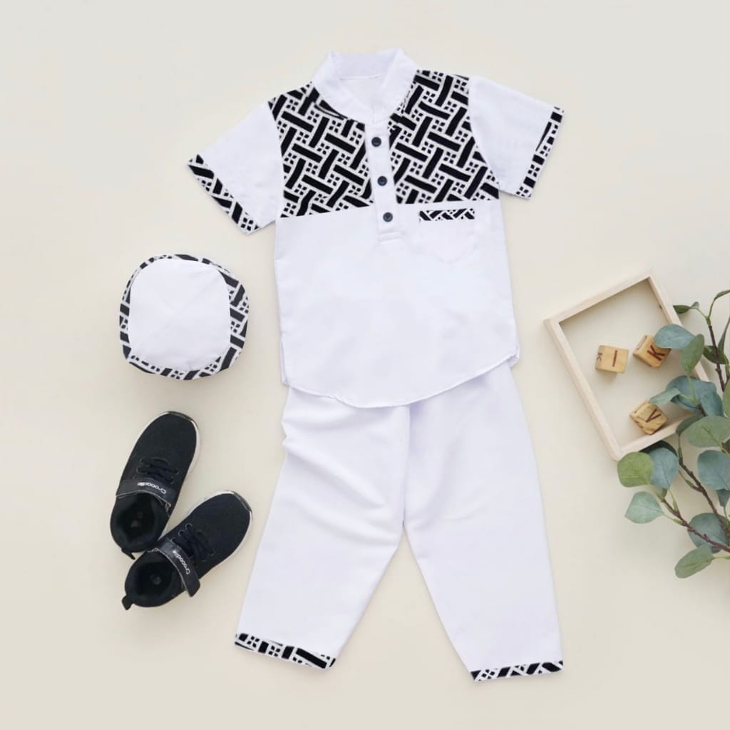 SETELAN KOKO BATIK/SETELAN KOKO BATIK ANAK/KOKO MUSLIM ANAK LAKI LAKI/KOKO BATIK/KOKO TERBARU/BAJU K