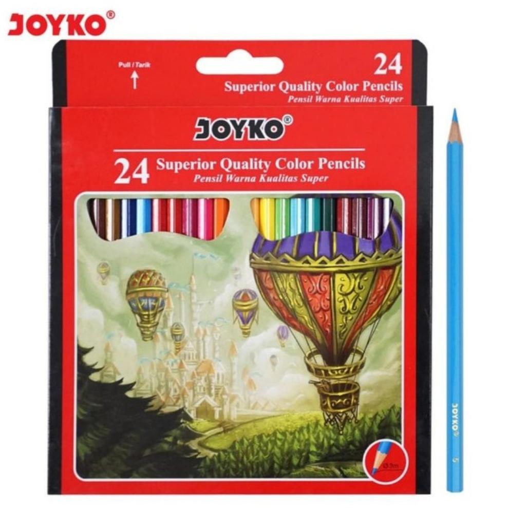 

35 [D] Pensil Warna Joyko 24 Panjang vjpf7