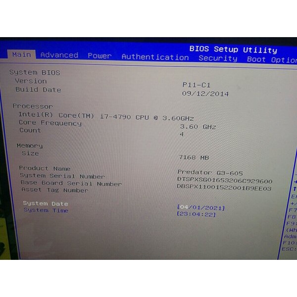 Motherboard Acer Predator G3 605 Socket 1150 Ada Slot M Sata Ssd Lengkap Conventer Psu Terbaru Murah