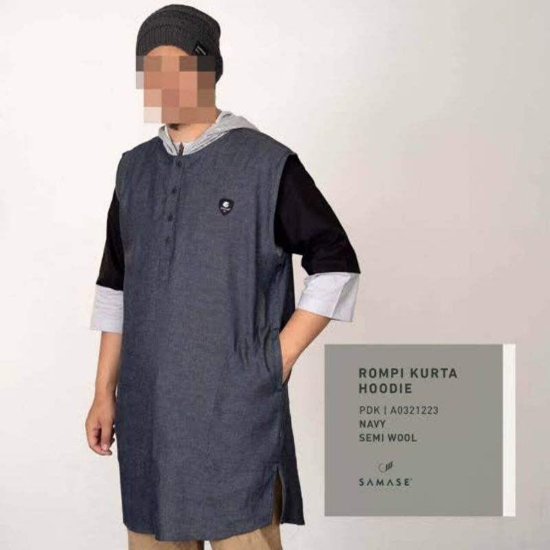 *Rompi Kurta Hoodie Pdk A-032 Samase