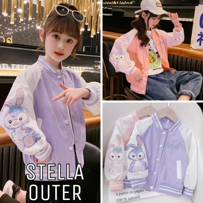 BAJUKIDDIE STELLA LOU OUTER JAKET ANAK REMAJA CEWEK KOREA FASHION LUCU