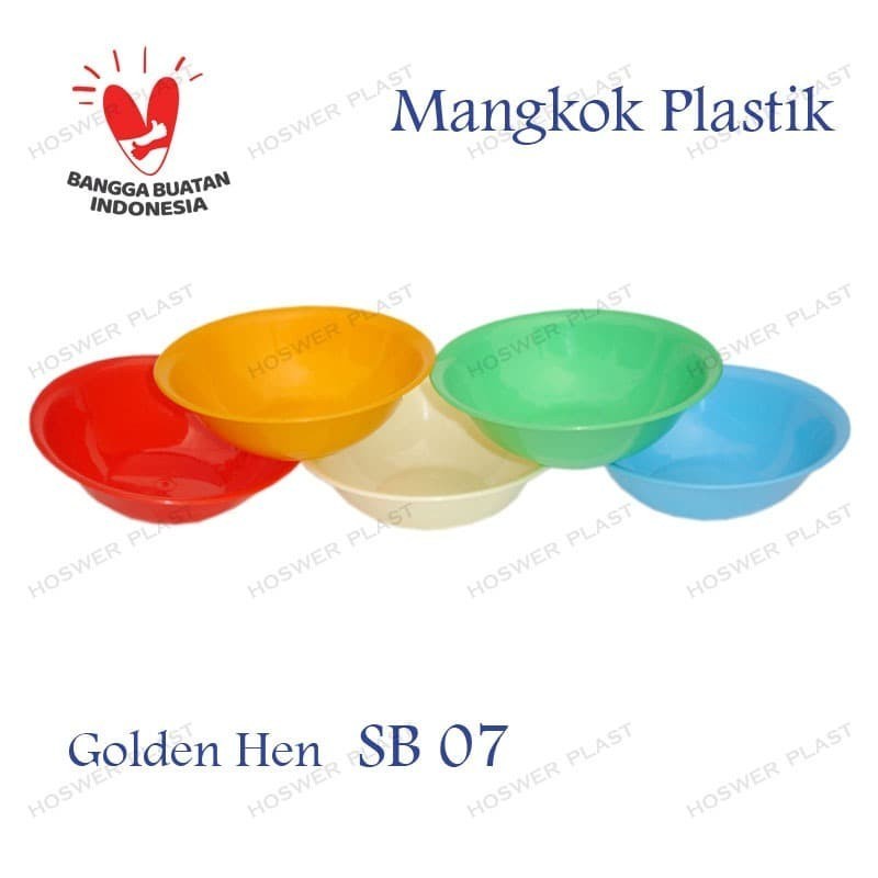 Soup Bowl Mangkuk Mangkok Kuah Sup Sop Plastik Golden Hen GH - Isi 12 pcs