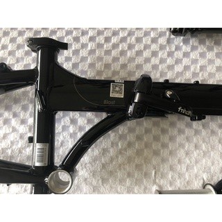 Frame Fork Fnhon Blast Hitam Glossy Handlepost HP Hitam 20 inch Db