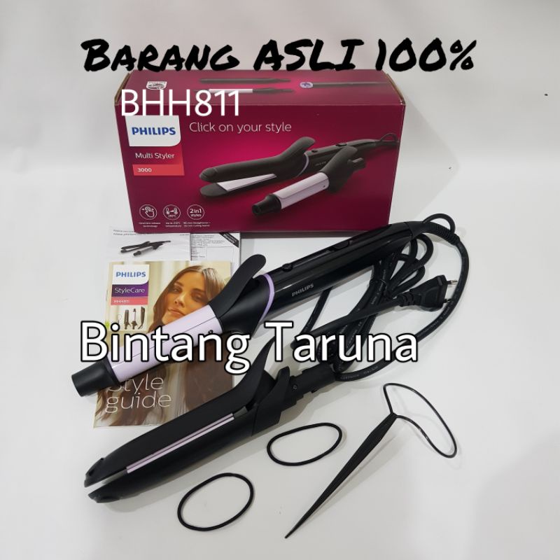 Multi Styler Philips BHH811 Penata Rambut Multifungsi Philips BHH811 Catokan Curly BHH811