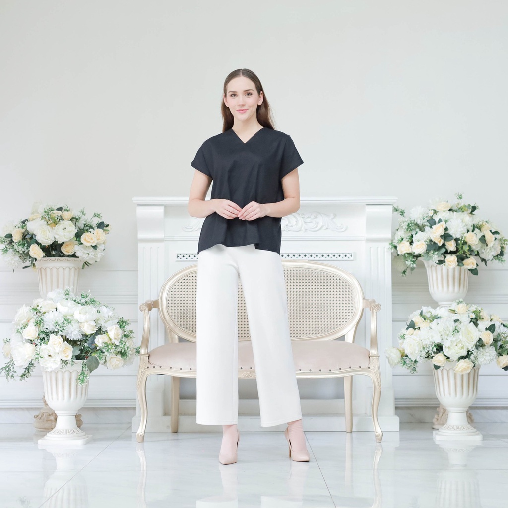 VELOVE - V1094 Claire Top / Atasan Blouse Wanita - 4 COLOR