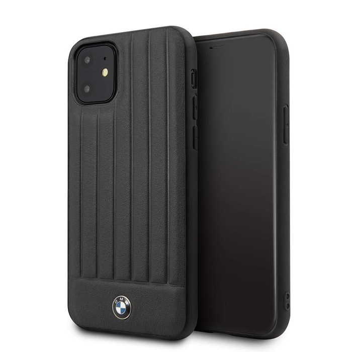 Case iPhone 11 Pro Max / 11 Pro / 11 BMW OFFICIAL Leather Texture - Black, iPhone 11 Pro