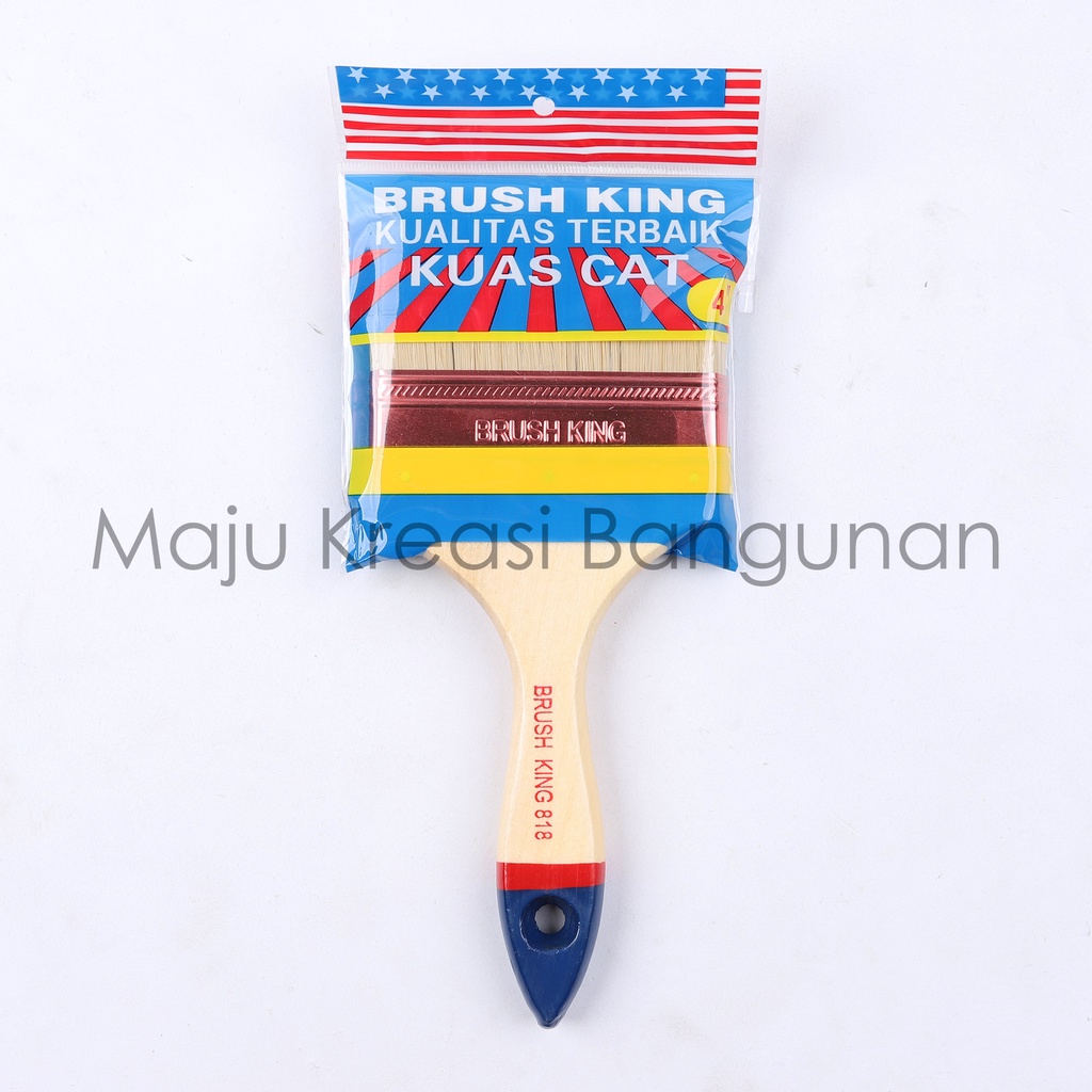 Kuas Cat Soligen Brush King 4&quot; Inch K820 Kayu Paint Brush 820K Tembok Dinding Inci In 818