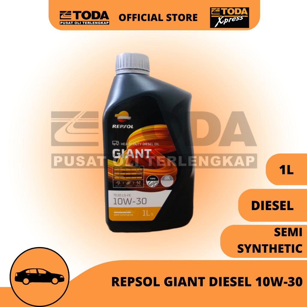 Oli Repsol Giant Diesel 10W-30 1000ml Original - Oli Mobil