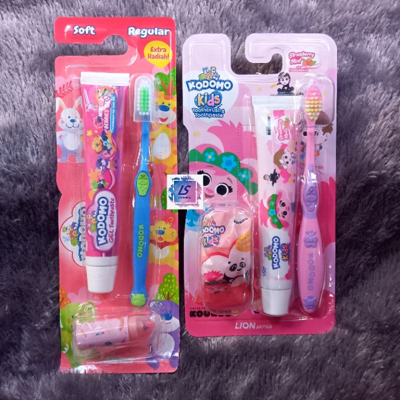 Kodomo 2in1 berhadiah | sikat gigi anak | pasta gigi anak