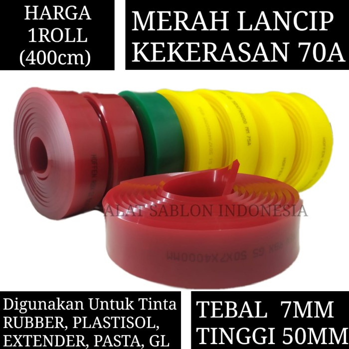 

KARET RAKEL SABLON LANCIP KOTAK TUMPUL LANCIP 7MM 1ROLL
