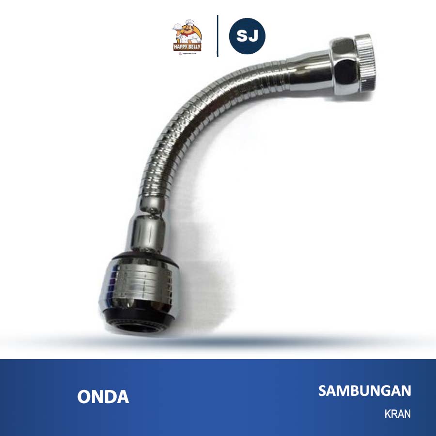 Selang Flexible Penyambung Kran ONDA size 1/2" . Sambungan kran angsa