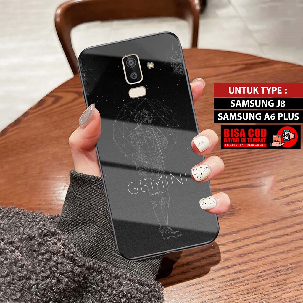 Case Samsung J8 / A6 Plus - AGM CASE - Fashion Case hp Samsung J8 - Casing hp Samsung A6 Plus - Sili