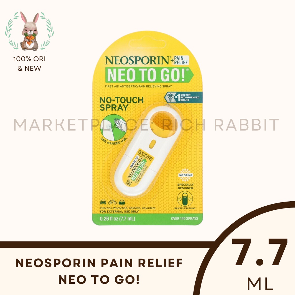 Neosporin Pain Relief Neo to Go Go Semprotan Spray Luka Penghilang Rasa Sakit