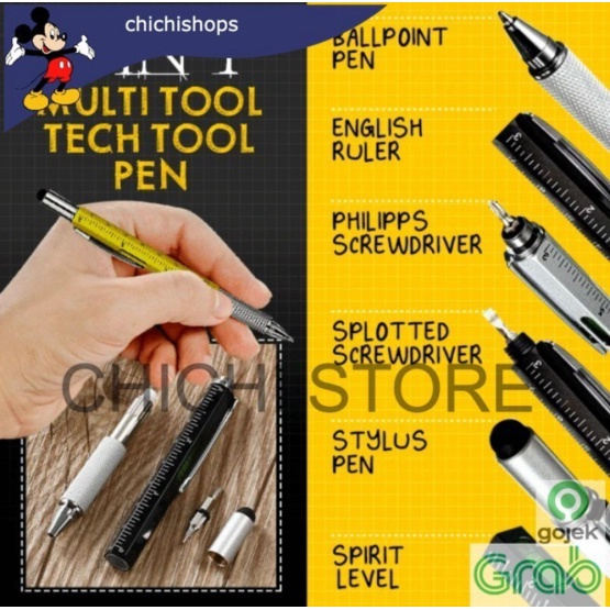 

Unik 6 in 1 Multitool Tech Tool Pen ORIGINAL 100 CC Limited