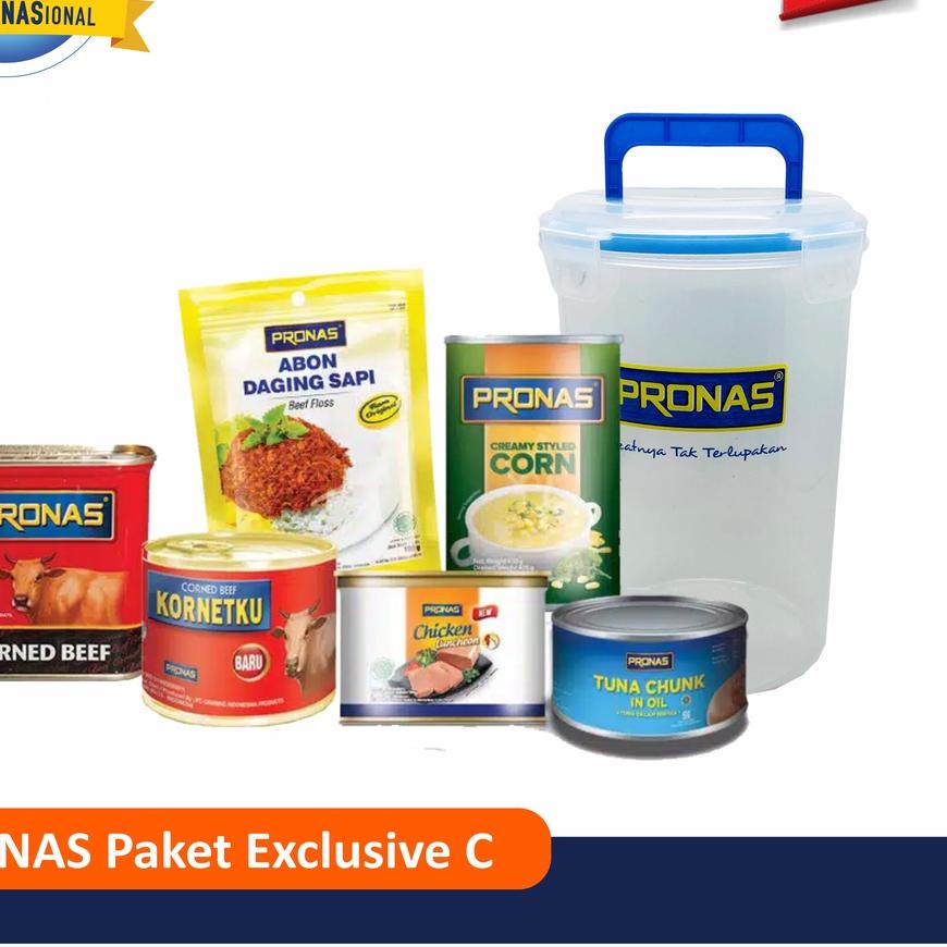 

➶ PRONAS Paket Super Exclusive C bundling 6 pcs berhadiah Canister Cantik ✱