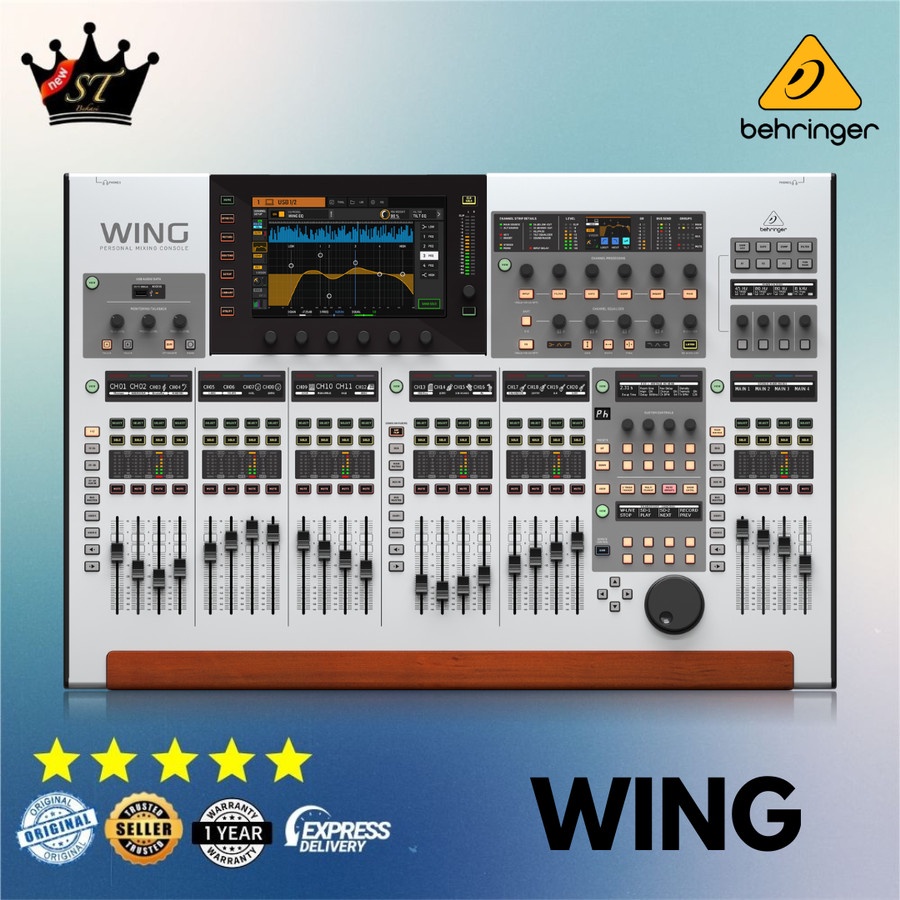 Behringer WING Mixer Digital Mixing Console 48 Channel 8 Input Onboard