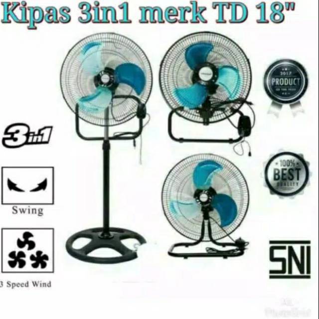 Kipas Tornado 3in1