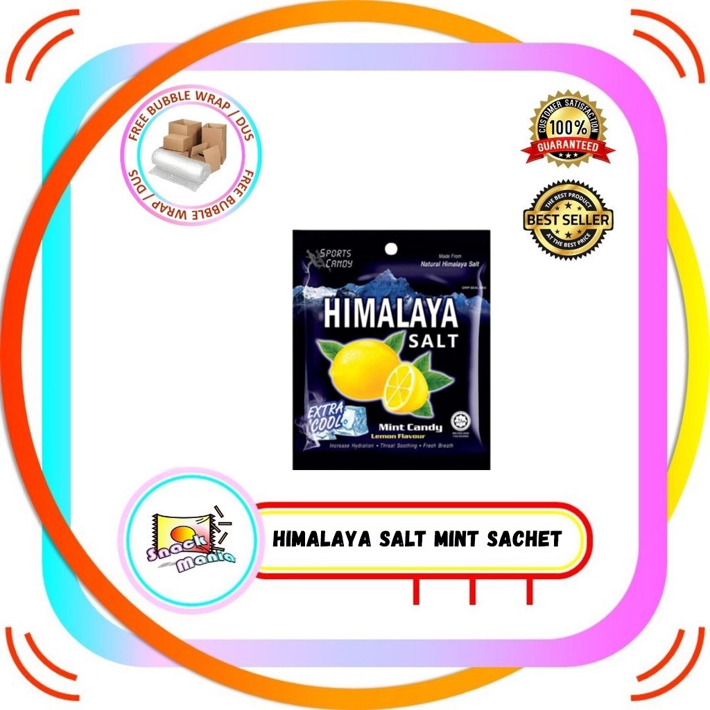 

Permen Himalaya Salt Mint Sports Candy Lemon 15gr sachet ORIGINAL