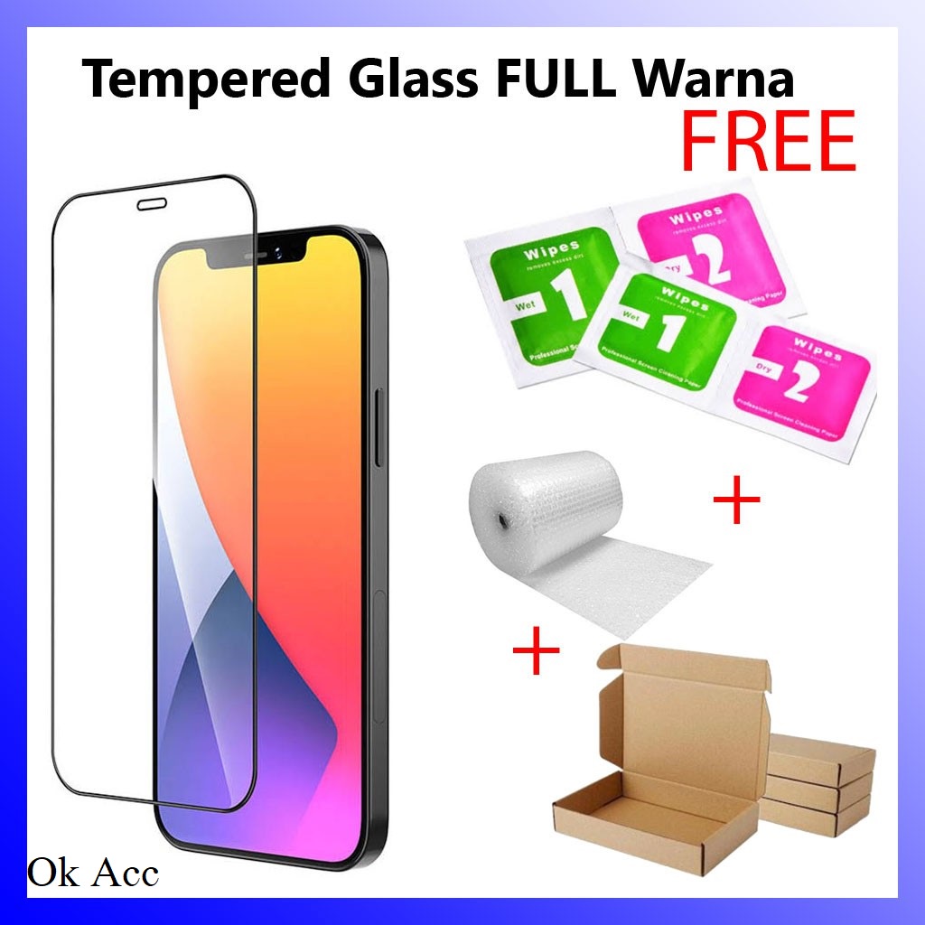 Tempered Glass Full Screen 5D Full Lem for Oppo A53s A54 A55 2021 A57 2022 A59 A7 A71 A72 A74 A76 A77 A83 A9 A91 A92  A92s A94 A95 A96 5G