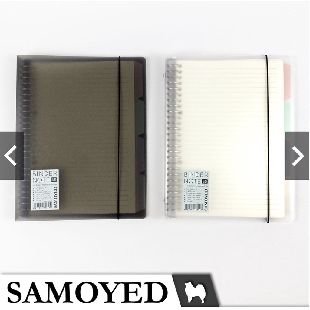 

Binder Note / Loose Leaf Binder B5 - 26 Ring Samoyed BNNT-51