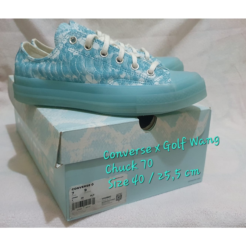 Sepatu Converse x Golf Wang Chuck 70 Phyton Size 40