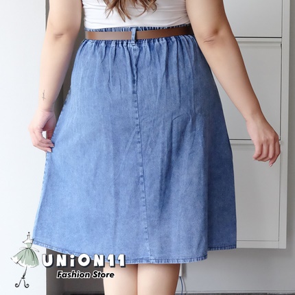 UNION11 - ROK WANITA JUMBO / ROK BIG SIZE WANITA / BAWAHAN WANITA JUMBO  / ROK JEANS WANITA / BIG SIZE SKIRT LALUNA