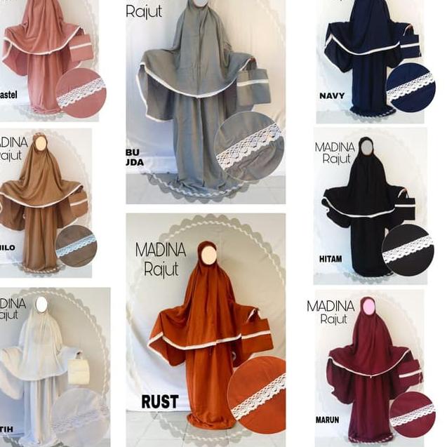 BY.11Ma23ᵀ ▫ mukena polos JUMBO RENDA 