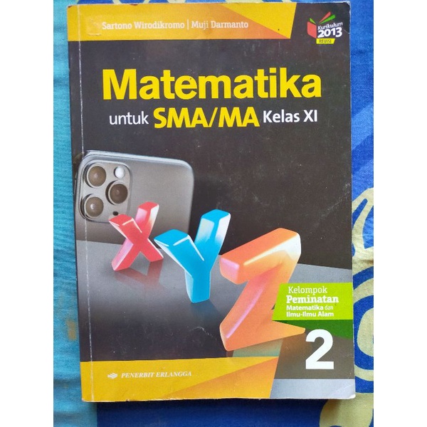 

Buku Matematika Peminatan Kelas 11 minus ada coretannya