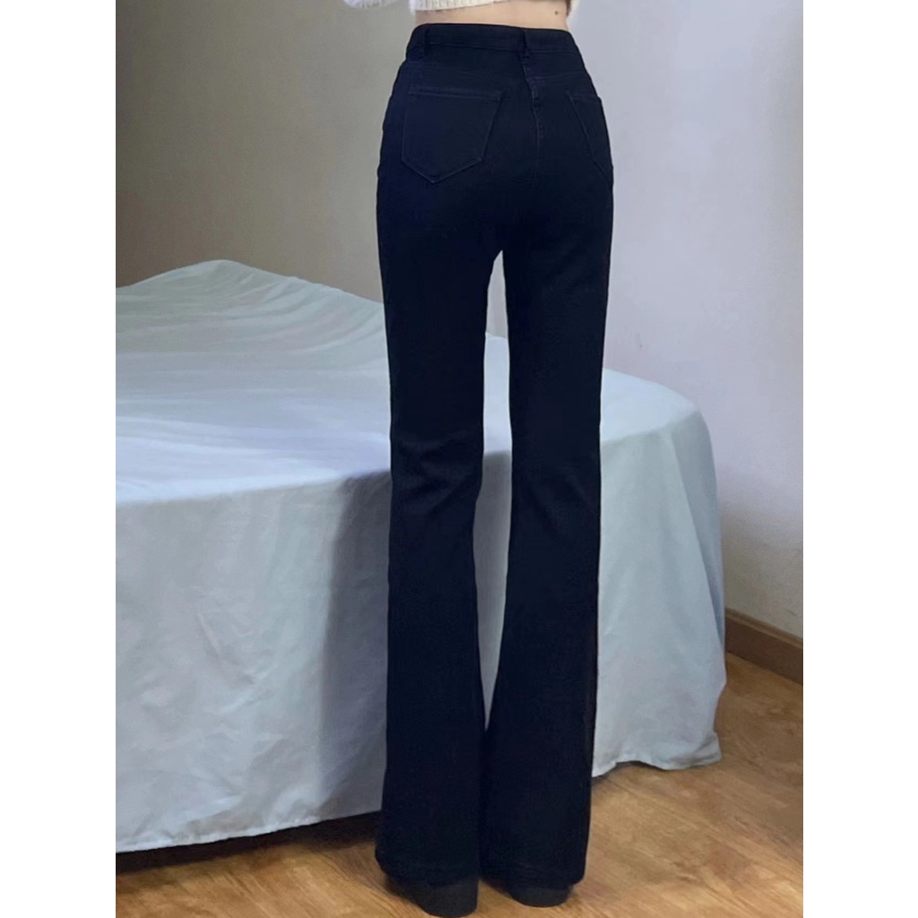 New skinny jeans wanita high waist jeans hitam kekinian terbaru korean style import