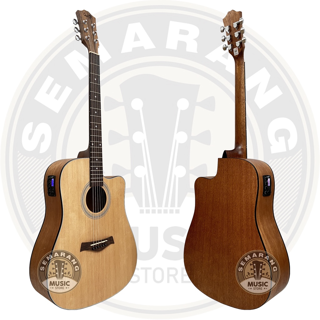 ORIGINAL!!! Gitar Akustik Elektrik Import Merk Cowboy GWC-240 NA GWC 240NS Equalizer Tuner AW-39