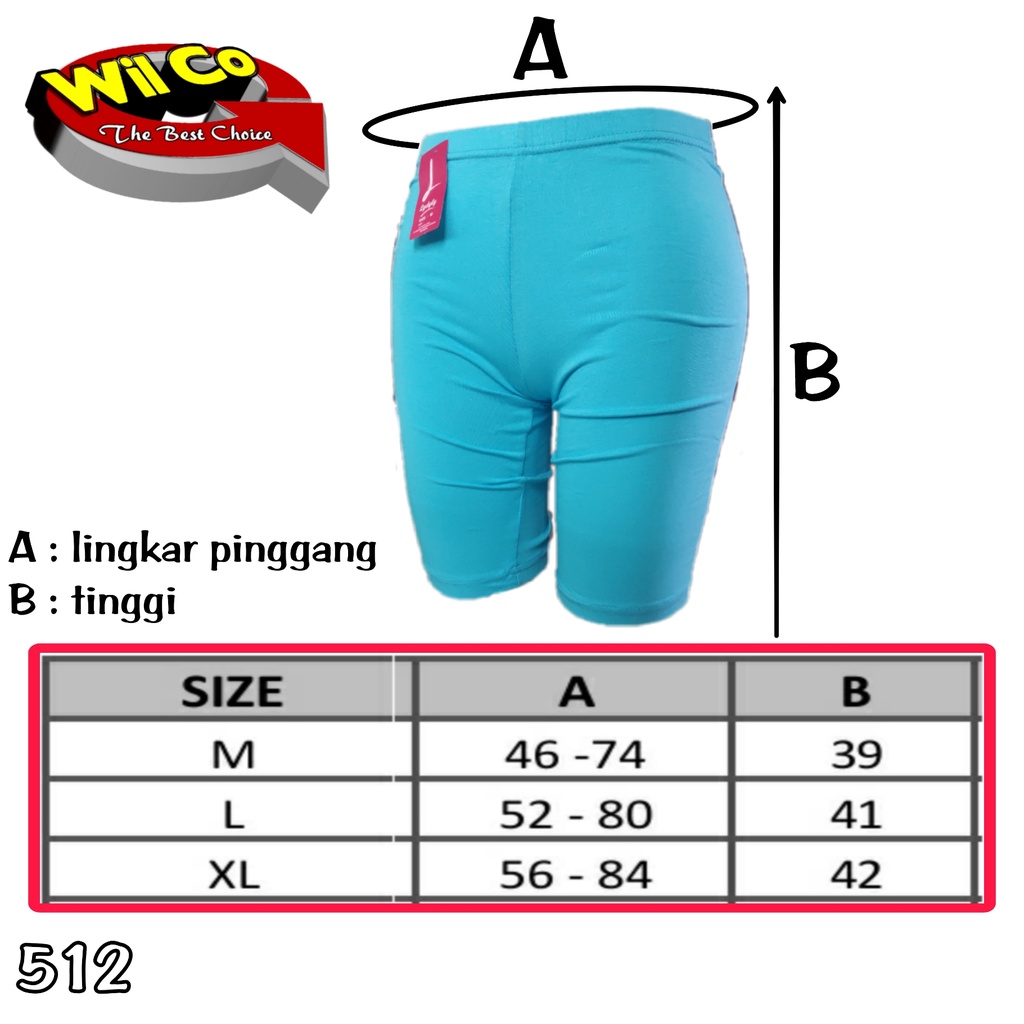 K512 - (Harga Per 1 Potong) SHORTPANTS CELANA DALAM PENDEK PAKAIAN DALAM WANITA LYDYLY SIZE (M - XL)