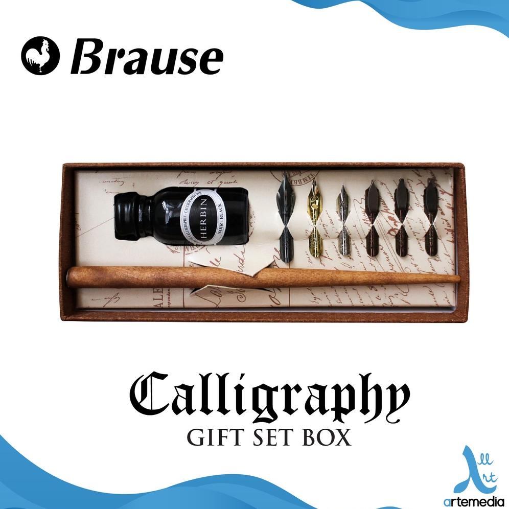

Pena Kaligrafi Brause Calligraphy Gift Set Box