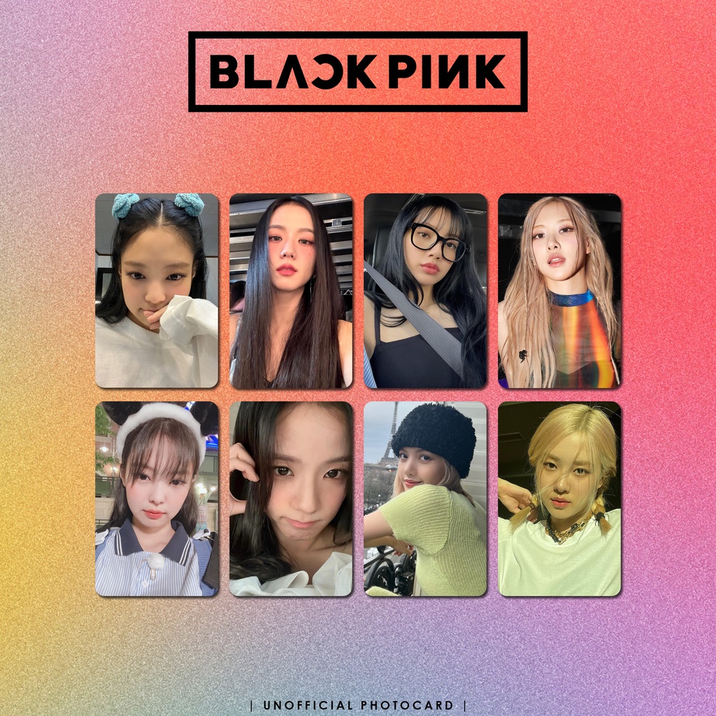 UNOFFICIAL PHOTOCARD BLACKPINK SELCA