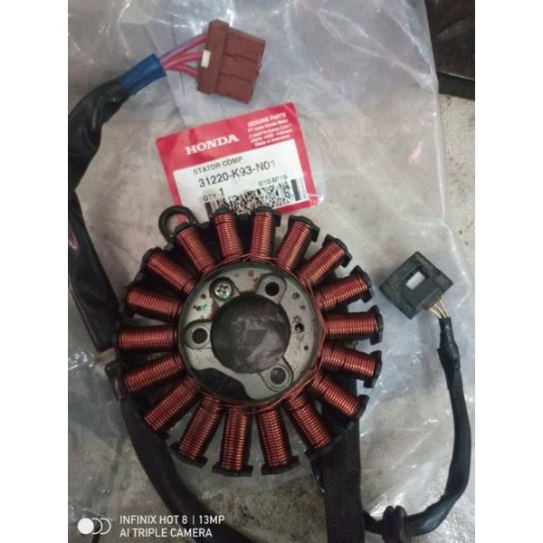 SPULL JALAN / STATOR COMP / SPULL MAGNET / SPOOL HONDA SCOOPY ESP K93 & HONDA VARIO 110 K46 (STARTER