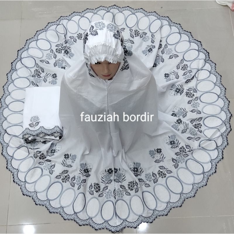 Mukena bordir strimin bukittinggi,padang