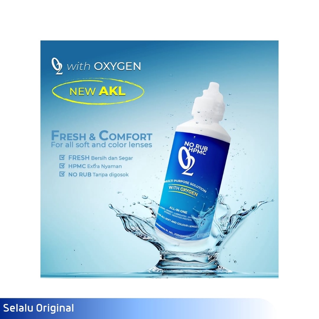 CAIRAN PEMBERSIH SOFTLENS AIR O2 160 ML