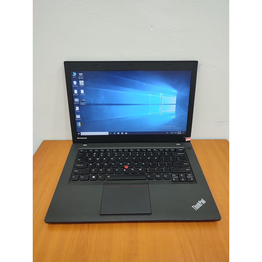 LAPTOP LENOVO T440 CORE I5 GEN 4 RAM 4GB SSD 128GB MURAH BERGARANSI
