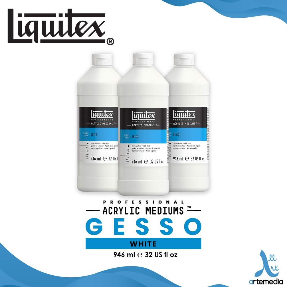 

Medium Cat Akrilik Liquitex Professional 946ml Gesso Acrylic Medium